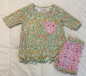 SweetHoney Outfit Lounge Set Girls Top & Shorts Size 6 - Picture 1 of 1