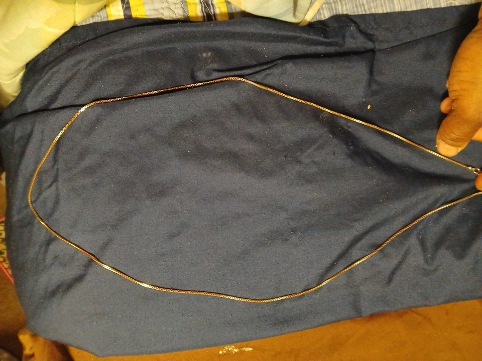 COLLAR CADENA ORO AMARILLO 14K, 18" Foto 1 de 4