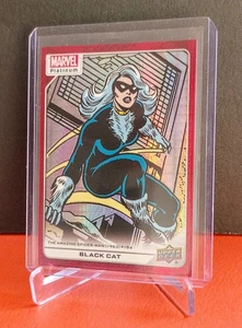 2023 Marvel Platinum Red Prism /199 BLACK CAT #161 - Spider-Man FELICIA HARDY UD - Picture 1 of 2