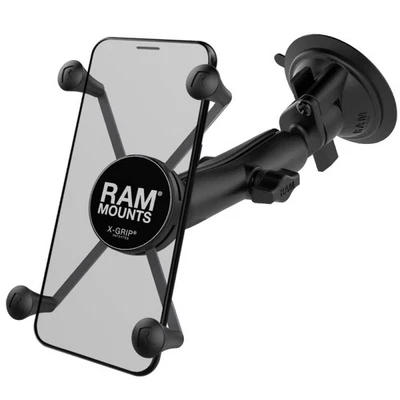 X-Grip Large Phone Mount with RAM Twist-Lock Suction Cup Base RAM-B-166-C-UN1... - Image 1 of 4