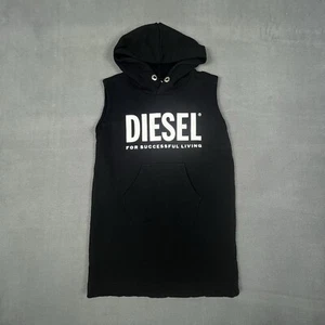 Diesel Dilset Dress Girls Size 5 Pullover Hoodie Goth Punk Designer - Picture 1 of 9