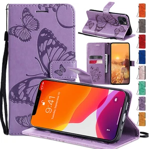 Women Leather Wallet Card Case For iPhone 15 14 13 12 11 Pro Max Plus XS XR 876+ - Picture 1 of 59