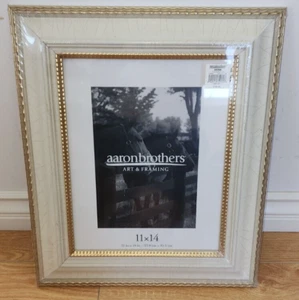Cornice portafoto 11x14 fratelli Aaron Adina Ivy oro invecchiato NUOVA - Foto 1 di 5