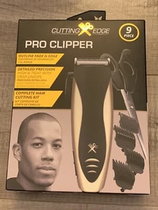 Cutting Edge Pro Clipper 9 Piece Kit Hair Cut Fade Detail Outline CXE1-1002-BLG - Picture 1 of 4