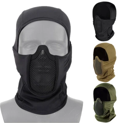 Tactical Face Mask Ice Silk Balaclava UV Protection Cooling Breathable Mesh Mask - Image 1 of 4