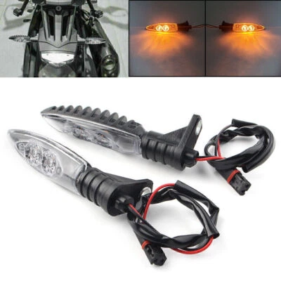 Pair Front LED Turn Signal Indicator Light For BMW HP4 S1000R S1000RR S1000XR US - Изображение 1 из 4