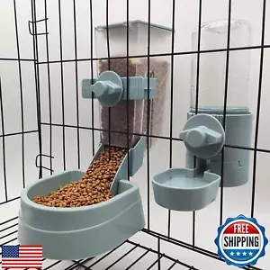BNOSDM Rabbit Automatic Food Feeder and Water Dispenser Bunny Gravity Feeding - Picture 1 of 5