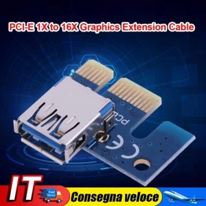 PCI E X1 Adapter PCIe 1X to USB 3.0 Adapter for PCI Express Riser Mining Miner - Picture 1 of 8