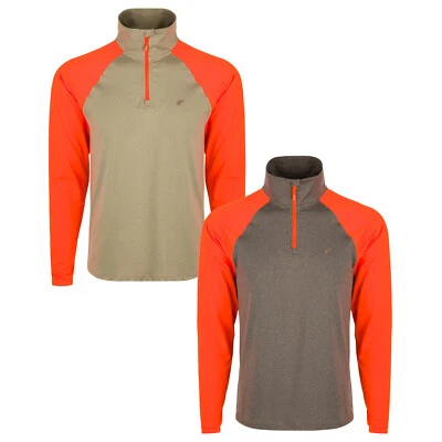 Drake Waterfowl McAlister EST Quarter Zip Performance Upland Shirt - Image 1 of 2