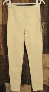 NWT Womens XS Women w/Control Regular Tummy Control SMOOTH/SLEEK Leggings-Cream - Picture 1 of 5