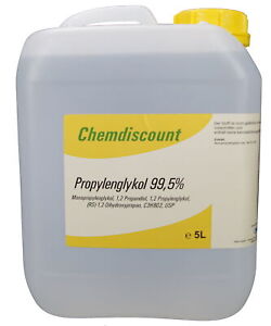 5Liter Propylenglykol 99,5% (1,2 Propandiol) Pharmaqualität USP
