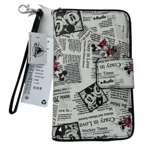 Disney Geldbörse Mickey & Minnie Mouse Forever Sketch Zeitung Comics Neu mit Etikett - Bild 1 von 9