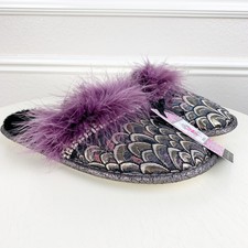 feather house slippers