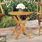 Bistro Table Ø46x47 Cm Solid Wood Acacia Vidaxl