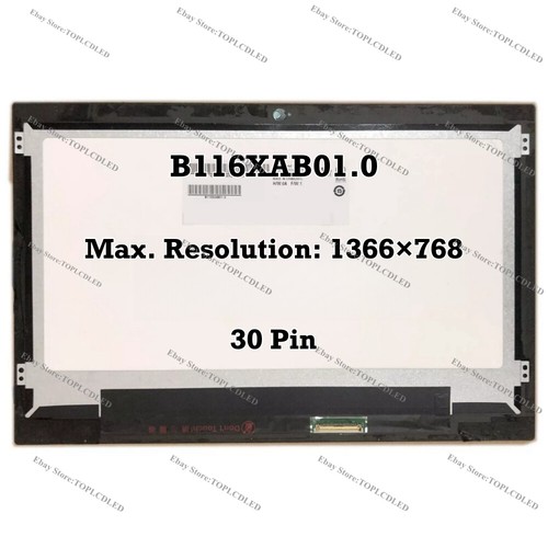Écran Tactile LCD 11.6" HD + Cadre Pour Acer Spin 11 R751T Chromebook - Neuf, 1366x768