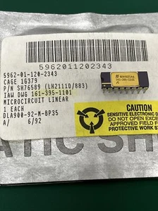 NATIONAL ~ LH2111D/883 ~ CERAMIC DIP 16 PIN VINTAGE IC ~ 161-395-1101 - Picture 1 of 3