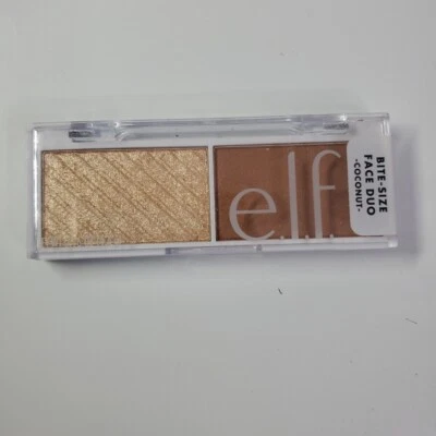 e.l.f. Bite Size "Coconut" Highlighter & Blush Face Duo NEW  - Image 1 of 4