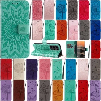 For Samsung Galaxy S23 Ultra S22 Plus Flip Wallet Card Holder Leather Case Cover - Image 1 of 4