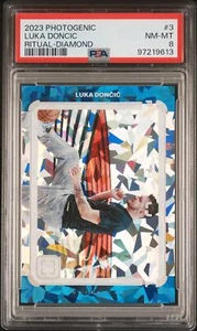 Panini Photogenic Ritual Diamond 2023 Luka Doncic/75 PSA 8 - Imagen 1 de 2