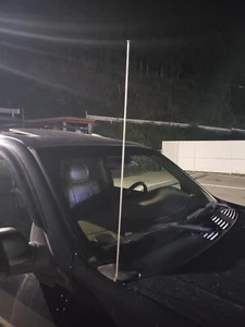 31" Stainless Steel Antenna Mast Power Radio for CHEVY TRAILBLAZER 2002-2009 New - Picture 1 of 8