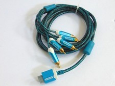 Rare Nintendo Wii Component A/V Cables (Snake Skin) for Nintendo Wii & Wii U 