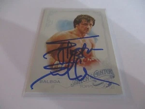 SYLVESTER STALLONE 2015 TOPPS ALLEN & GINTER SIGNED TRADING CARD IP ROCKY - Picture 1 of 1