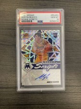 AUSTIN REAVES RC 2021 Panini Mosaic Rookie Scripts Prizm Auto PSA 10 Gem Mint