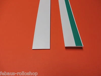 1m Flachleiste weiss Selbstklebend Abdeckleiste Kunststoff-Fensterleisten - Bild 1 von 4