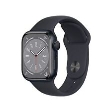Apple Watch Series 8 41mm Midnight Aluminum Case with Sport Band, M/L (GPS) (MNU83LL/A)