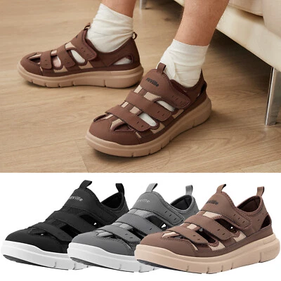FitVille Diabetic Sandals Men's Wide Casual Walking Shoes with Adjustable Strap - image 1 of 4