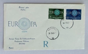 1960 EUROPE POSTAGE & TELECOMMUNICATION CONFERENCE - EUROPA CEPT FDC - Picture 1 of 1