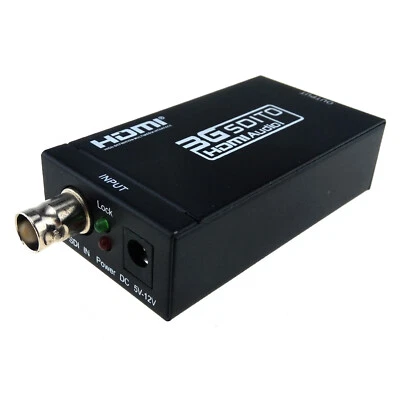 3G SDI to HDMI Output Converter 1080P 60Hz POV Camera CCTV Video Audio Adapter - Image 1 of 4