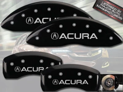 Cubiertas de pinza de disco de freno MGP negras delanteras + traseras "Acura" TL tipo S 2007-2008 Foto 1 de 4