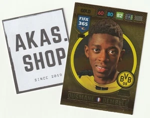 Ousmane Dembele RC 2017 PANINI FIFA 365 No. 32 Gold Borussia Dortmund Paris PSG - Bild 1 von 1
