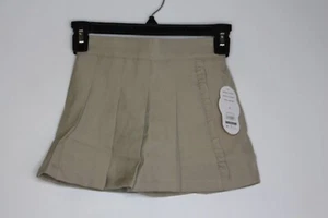 Girl's Wonder Nation Side Ruffle Scooter Skirt Beige Size 5 - Picture 1 of 2