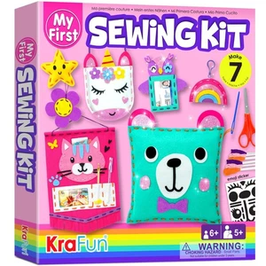 My First Sewing Kit for Beginner Kids Arts & Crafts, 7 Easy DIY Projects of S... - Picture 1 of 7