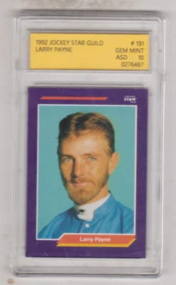 1992 - Horse Star Jockey - Larry Payne - gema clasificada ¡¡Como nueva 10!!! Foto 1 de 2
