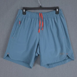 Saxx Gainmaker Athletic Shorts Mens Medium Blue Lined 2N1 Ballpark Pouch - Picture 1 of 9