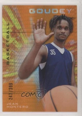 2021 Upper Deck Goodwin Champions Goudey Platinum Orange Prism /399 Jean Montero - Image 1 of 2