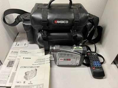 Canon NTSC ZR90 Camcorder with Accessories - For Parts/repair - Read! - Image 1 of 4