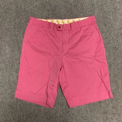 LOUDMOUTH GOLF Chino Shorts Pink  Print Mens Size 36 - Image 1 of 4