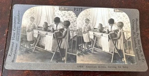 An American Mother And Her Baby A Stereoview 1920s - Picture 1 of 5
