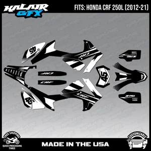 Graphics Kit for HONDA CRF250L 2012-2021 Division Series - White - Picture 1 of 4