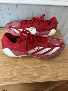 Botines de fútbol Adidas Adizero eléctricos rojos blancos para hombre talla 16 - Imagen 1 de 5