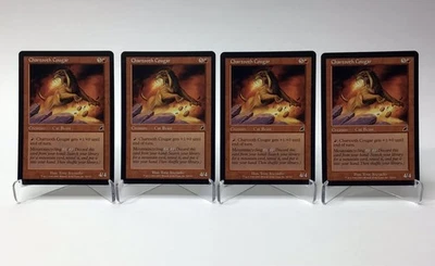 (4) Magic: The Gathering Chartooth Cougar MTG 1993-2003 Scourge LP - Image 1 of 2