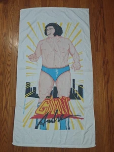 RARE Vintage 1985 WWF Wrestling Andre The Giant Beach Towel 52x27.5" - Bild 1 von 12