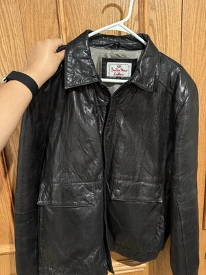 Leather Jacket By Countess Mara Size 42 - Image 1 of 3
