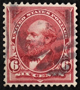 U.S. Used Stamp Scott #271 6c Garfield. Superb. Duplex Cancel. A Gem! - Picture 1 of 2