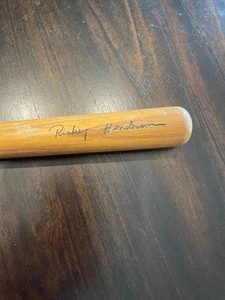 RICKEY HENDERSON LOUISVILLE SLUGGER 125 MINI VINTAGE BASEBALLSCHLÄGER OAKLAND A'S - Bild 1 von 4