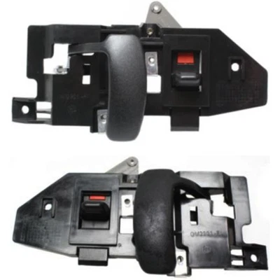 New Set of 2 Door Handles Front Driver & Passenger Side Chevy SaVana Black Pair - Image 1 of 4